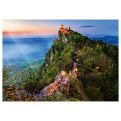 Trefl - 1000-Piece Puzzle - Premium Plus - Photo Odyssey Cesta Tower, San Marino - Puzzles Age +14 - TRF10822