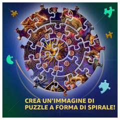 Trefl - 1040 Piece Spiral Puzzle - Zodiac Signs - Puzzles Age +14 - TRF40015