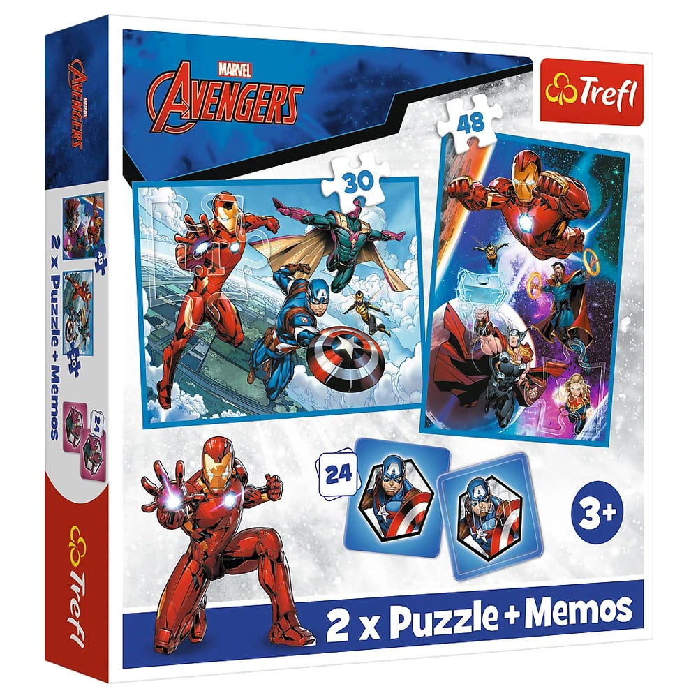 Trefl - 2 Puzzles in 1 + Memos - Puzzles - 3 - TRF93333