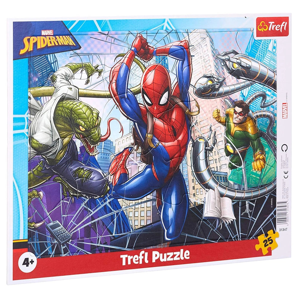 Trefl - 25 - teiliges gerahmtes Puzzle - Spider - Man - 4 - TRF31347
