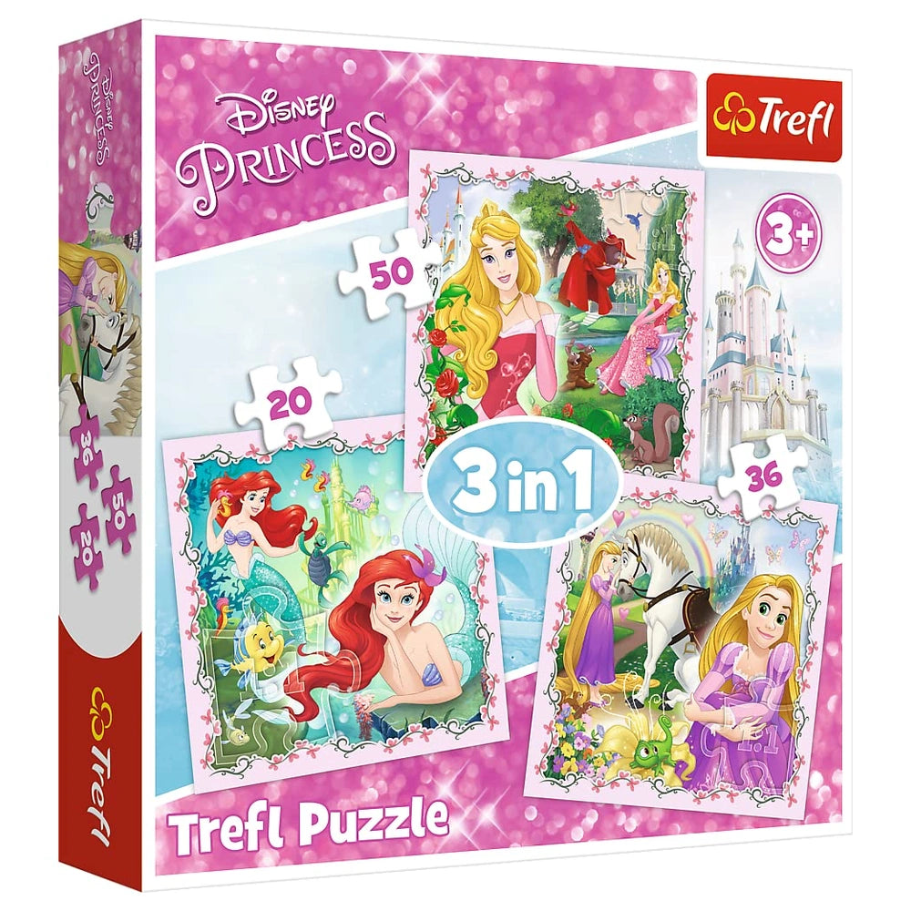 Trefl - 3 Puzzles in 1 - Puzzles - 3+ - TRF34842