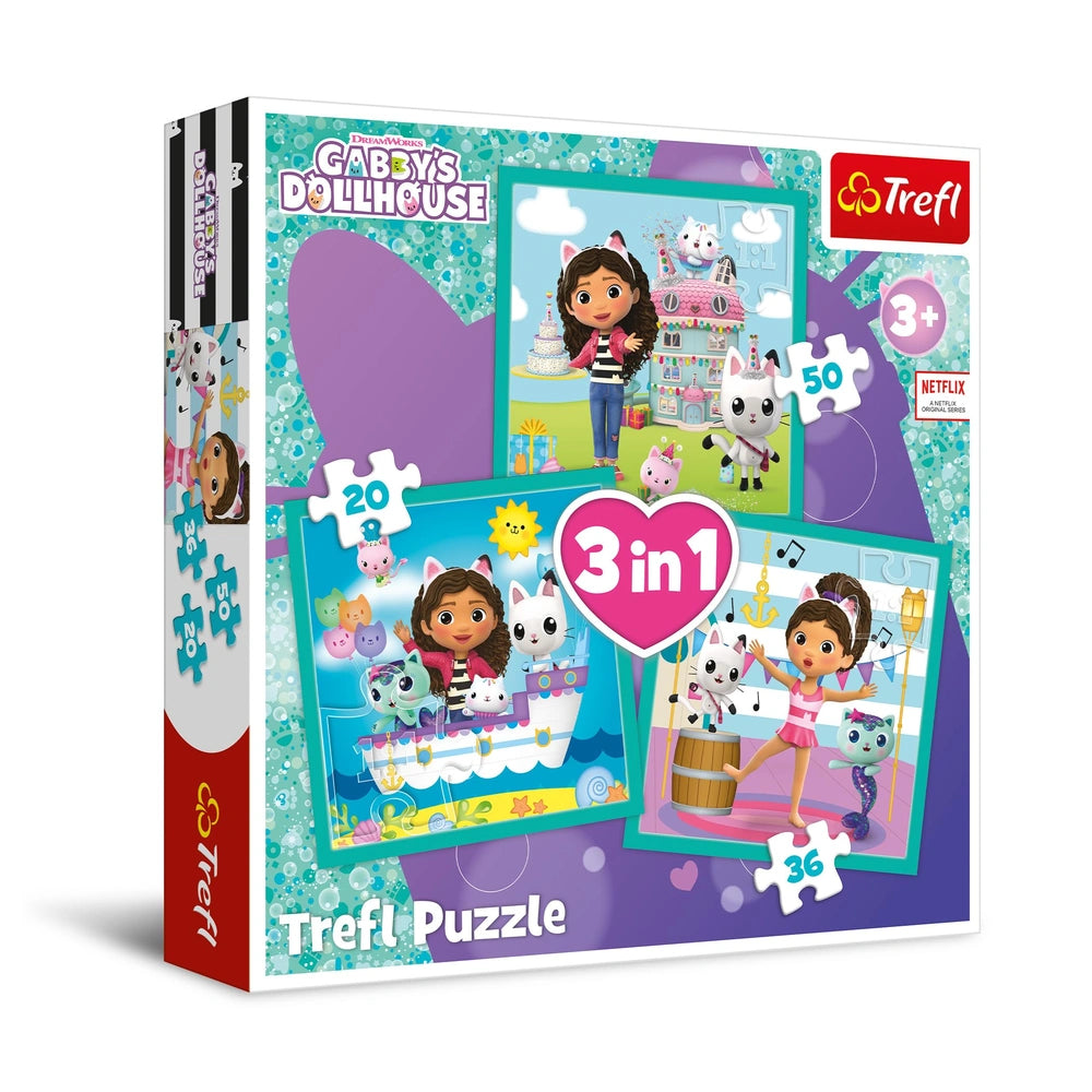 Trefl - 3 Puzzles in 1 - Puzzles - 3 - TRF34871