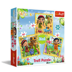 Trefl - 3 Puzzles in 1 - Wissper Eine Fantastische Reise - Puzzles - +3 - TRF34834
