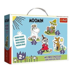 Trefl - Happy Moomins 4 Puzzles in 1 Shaped Puzzle - Puzzles - +2 - TRF36094