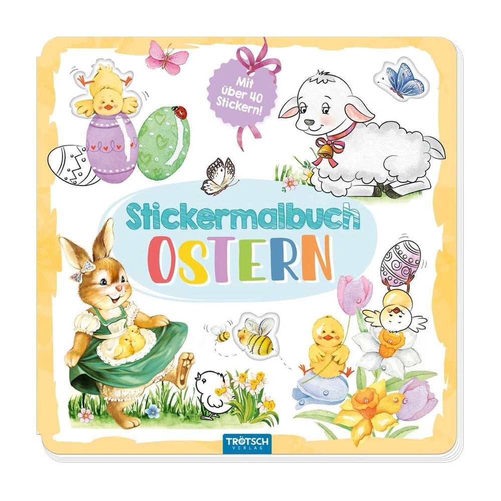 Trötsch Verlag - Books - Stickermalbuch Ostern - Creative Activity - 3+ Years