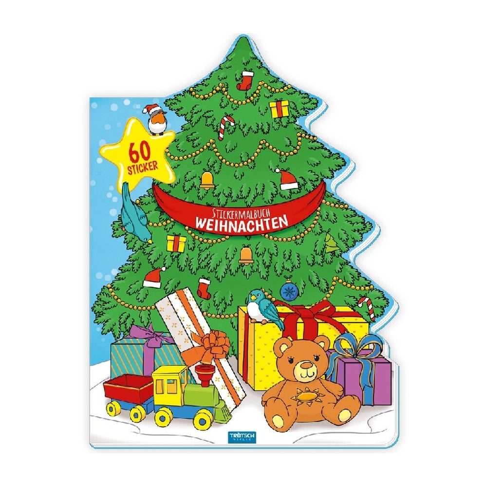 Trötsch Verlag - Books - Stickermalbuch Weihnachten - Creative Play - 3+