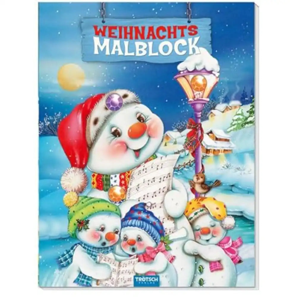 Trötsch Verlag - Books - Weihnachtsmalblock - Glitter Stones - 3 Years - Christmas Fun