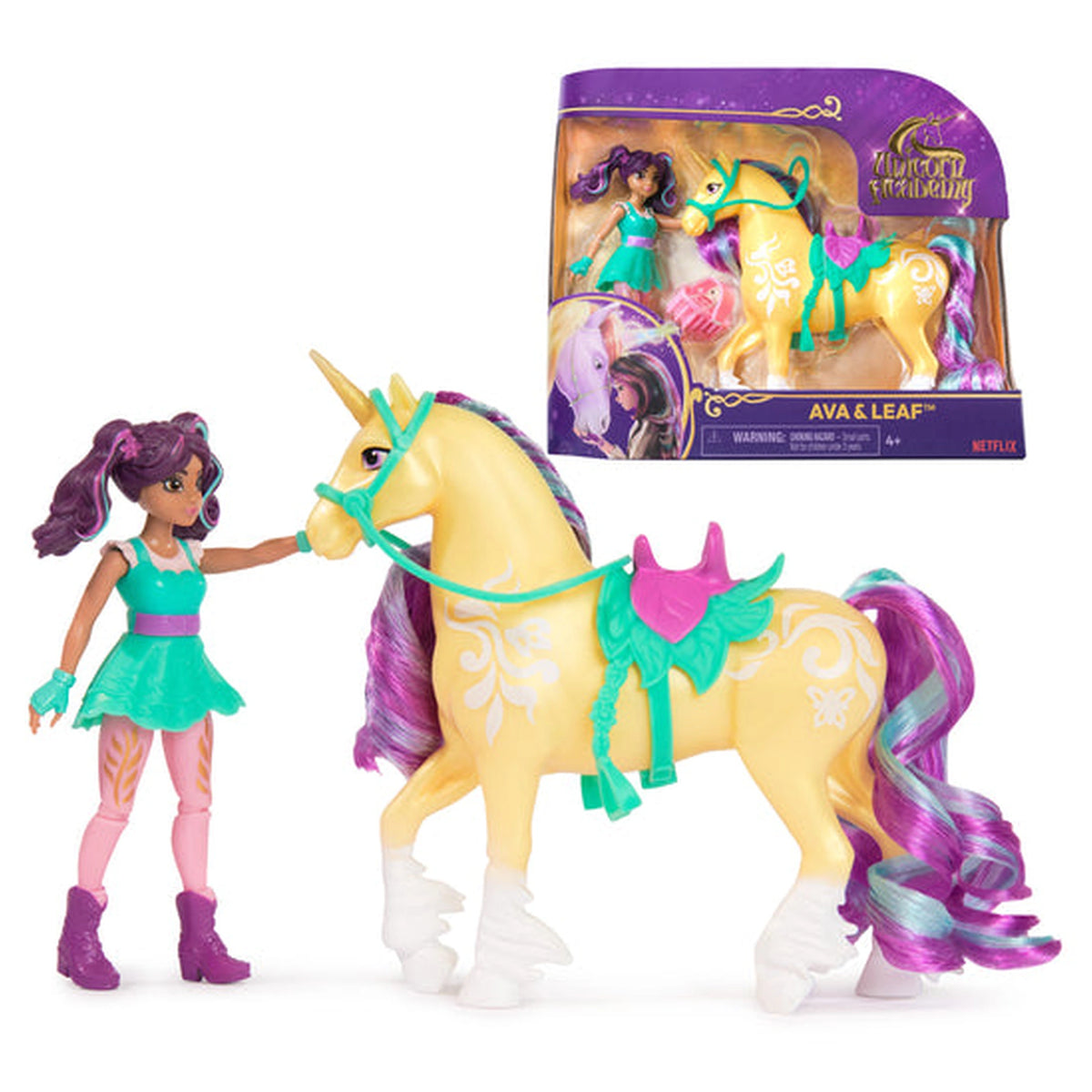 Unicorn Academy Ava & Leaf Figure Set
