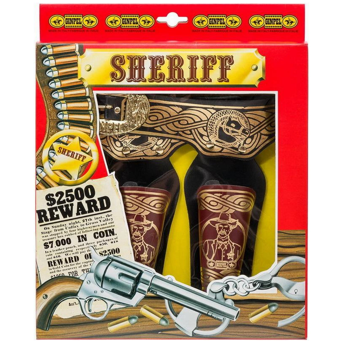 Villa Sheriff Belt and Double Holster Set