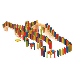 Woodiland - Riesen-Holz-Domino-Rallye-200-Tlg - Outdoor-Spielzeug