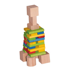 Woodiland - Riesen-Holz-Domino-Rallye-200-Tlg - Outdoor-Spielzeug