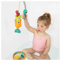 Yookidoo - Catch 'N' Sprinkle Fishing Set Bucket - Badewannenspielzeug - 18 Monate+ - YKD40280