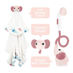Yookidoo - Elephant Baby Shower Geschenkset - Badewannenspielzeug - 0 - 18 Monate - YKD40228