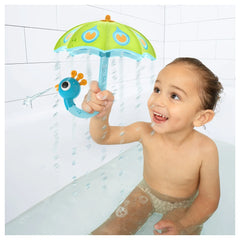 Yookidoo - Fill 'N' Rain Peacock Umbrella - Badewannen Spielzeug - 18 Monate+ - YKD40223