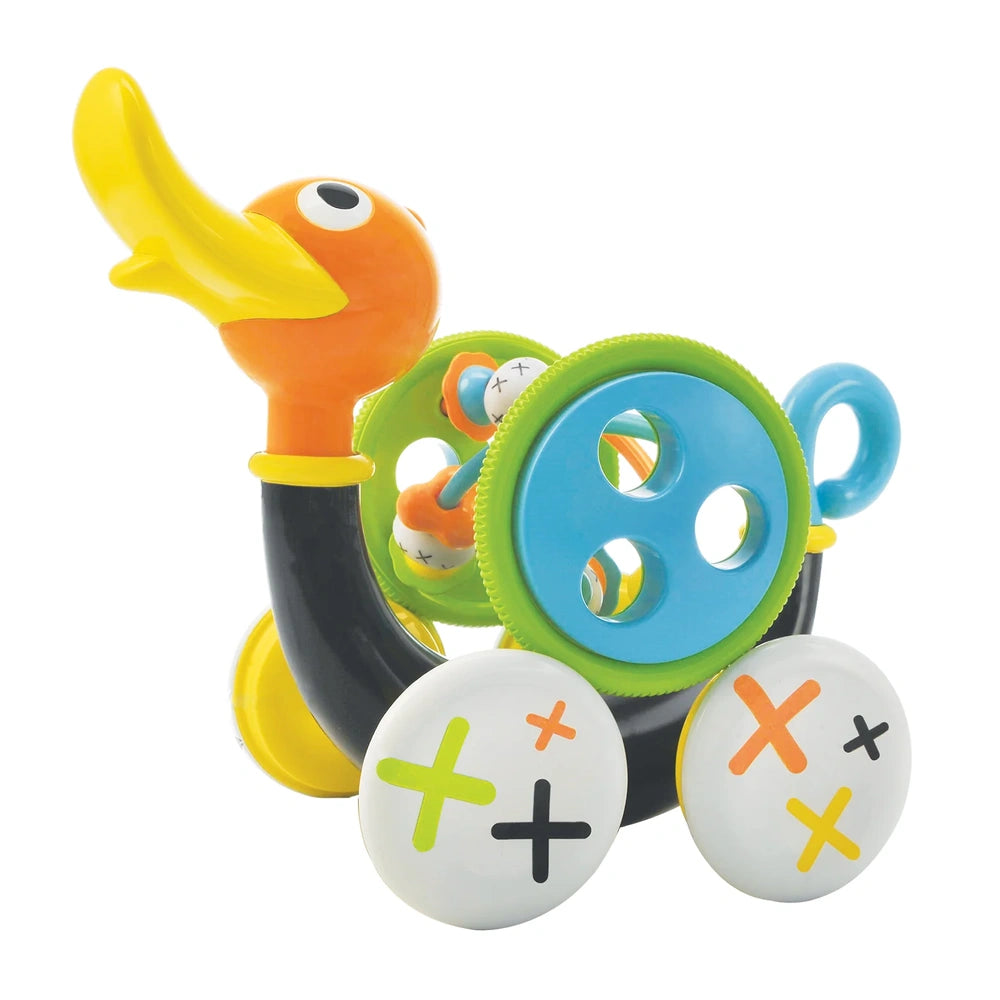 Yookidoo - Ziehender Pfeifender Duck - Schiebe - & Ziehspielzeug - 12 Monate+ - YKD40129