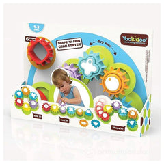 Yookidoo - Shape 'N' Spin Gear Sorter - Badewannenspielzeug - 12 Monate+ - YKD40200