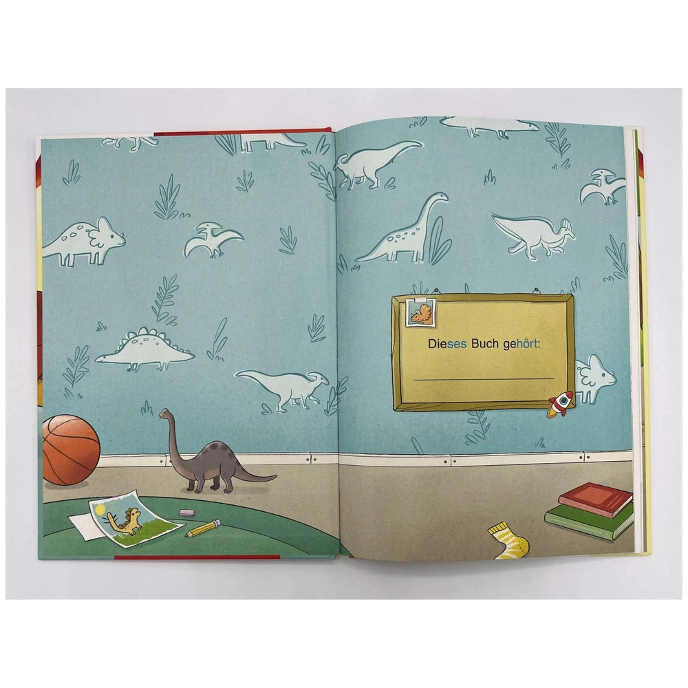 ARENA Learning to Read book featuring cartoon dinosaurs and colorful illustrations, designed for childrens educational advent
