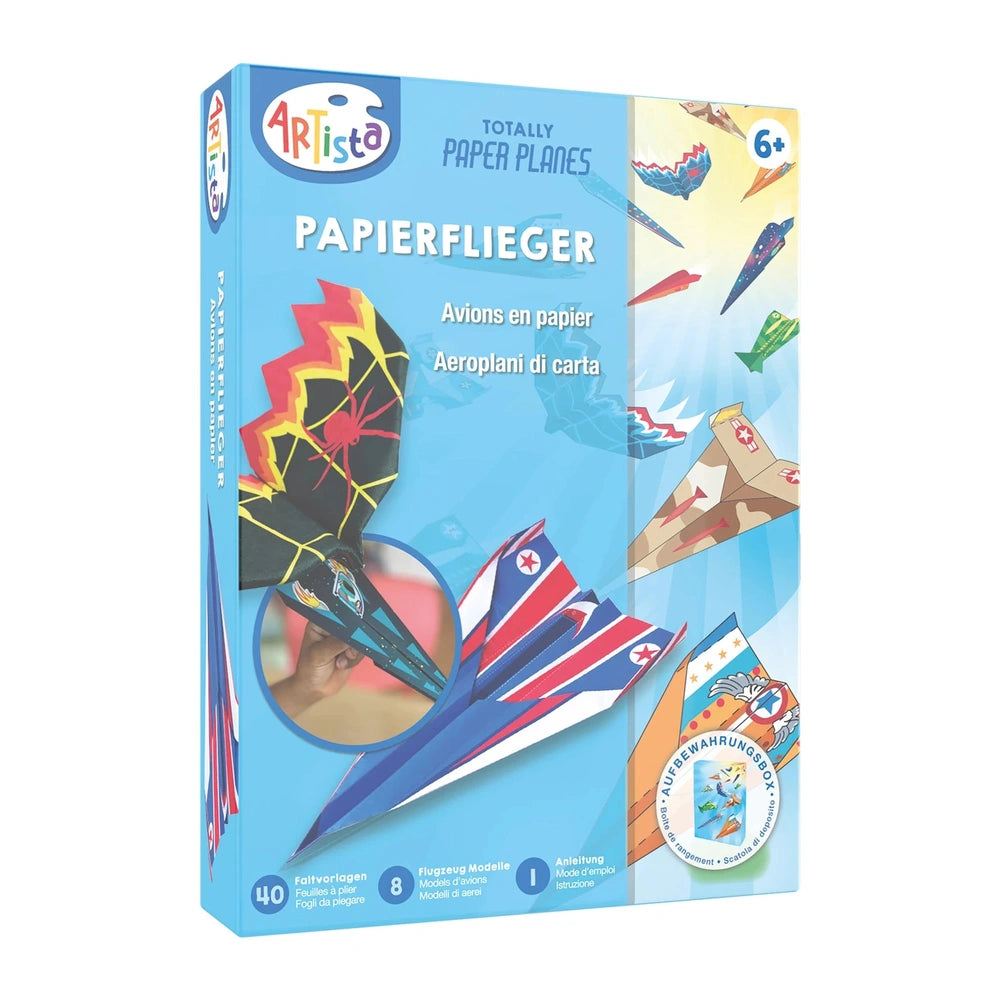 ARTISTA Paper Airplane Kit - Complete arts & crafts set for creative fun and imaginative play.