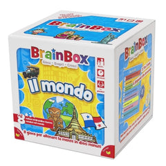 Asmodee - BrainBox - Il Mondo - Brettspiele - +8 - STR6800 - Italienische Edition