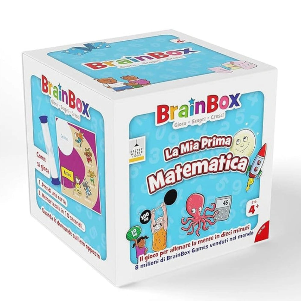 Asmodee - BrainBox La Mia Prima Matematica - Brettspiele - 4+ - STR6810 - Italienische Edition