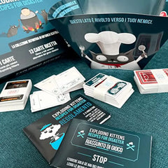 Asmodee - Exploding Kittens Recipes for Disaster - Board Games - Age +7 - Party Game - STR8625 - Italian Edition