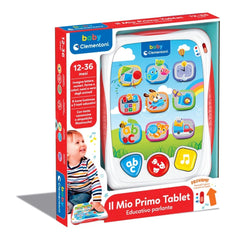 Baby-Clementoni - Mein-erster-lehrreicher-Sprech-Tablet - Lernspielzeug