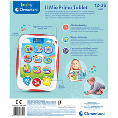 Baby-Clementoni - Mein-erster-lehrreicher-Sprech-Tablet - Lernspielzeug