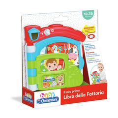 Baby-Clementoni - Mein-Erstes-Bauernhof-Buch - Baby-Aktivspielzeug