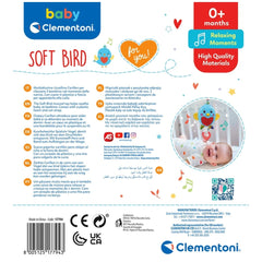 Baby Clementoni - Weiches Vogel-Carillon Plüschtiere