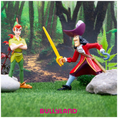 Bullyland - Disney - Kapitän Hook Spielzeugfigur 10 cm - Peter Pan Abenteuer - Action- und Spielzeugfiguren