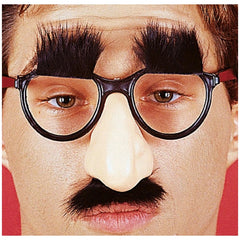 Carnival Toys - Lustige Brillen mit Nasen, Schnurrbärten und Augenbrauen für kreatives Spielen - Rollenspiele und Berufe zum Nachspielen