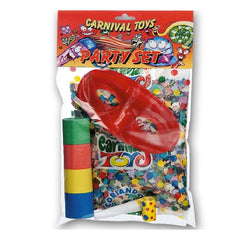 Carnival Toys - Spaß-Party-Set mit Konfetti-Paket, Streamer und Dominosteinen für kreatives Rollenspiel - Berufsspiele und Rollenspiele