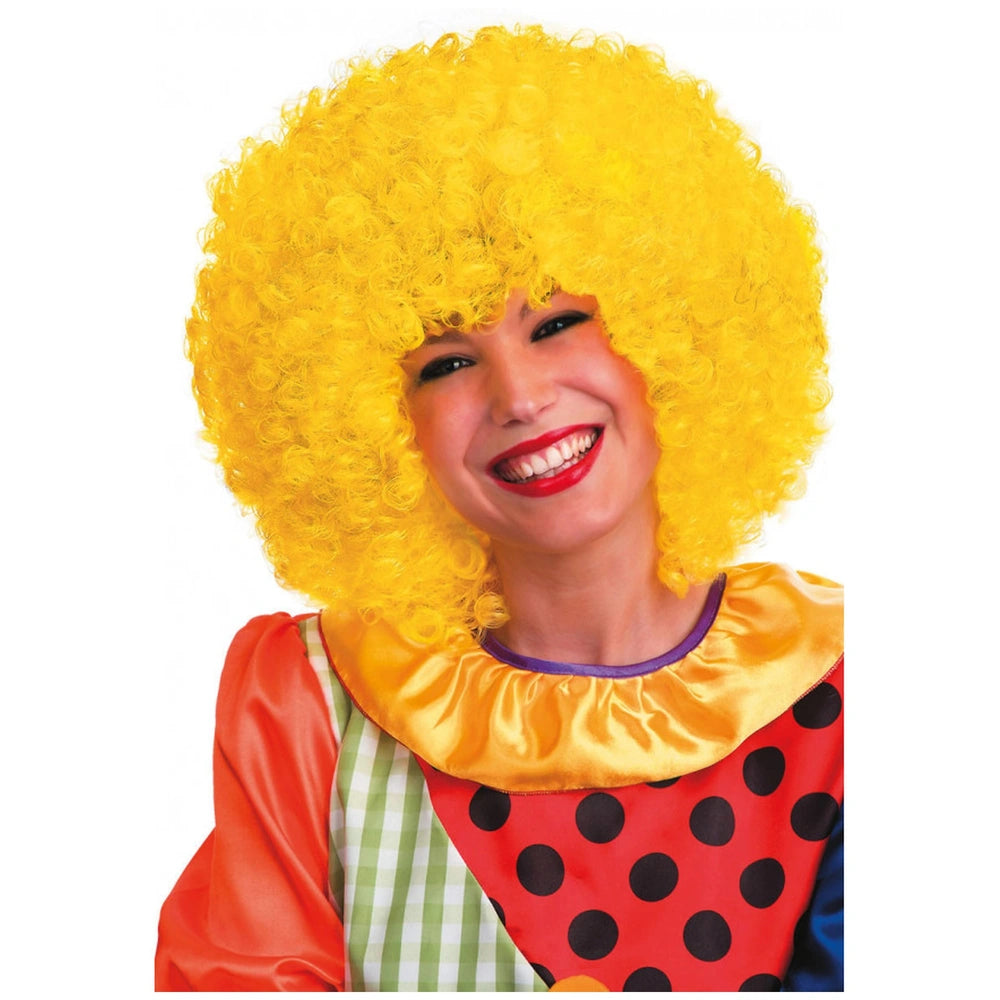 Carnival Toys - Lustige gelbe Lockenperücke für kreatives Verkleiden - Rollenspiele und Berufsspiele