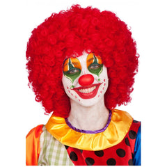 Karneval Spielzeug - Rote Haarperücke mit langen Locken für lustige Verkleidungen und fantasievolles Spielen - Rollenspiele und Berufe zum Nachspielen