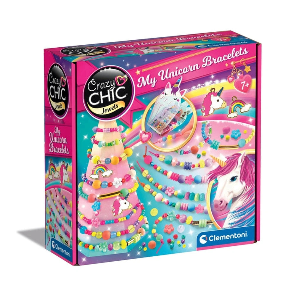 Clementoni Crazy Chic - Meine Einhorn-Armbänder Basteln und Kunst