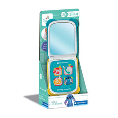 Clementoni - Disney-Stitch-Flip-Phone - Baby-Aktivspielzeug