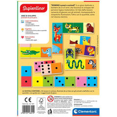 Clementoni - Domino-Zahlen-und-Tiere - Brettspiele