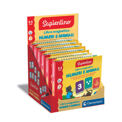 Clementoni - Magnetbuch der Zahlen und Tiere - Lernspielzeug
