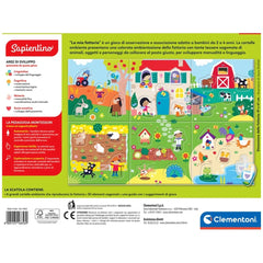 Clementoni - Montessori Mein Bauernhof Lernspielzeug