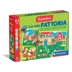 Clementoni - Montessori Mein Bauernhof Lernspielzeug