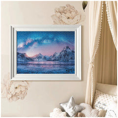 Clementoni Peace - Hellblaue 500 Teile Puzzles