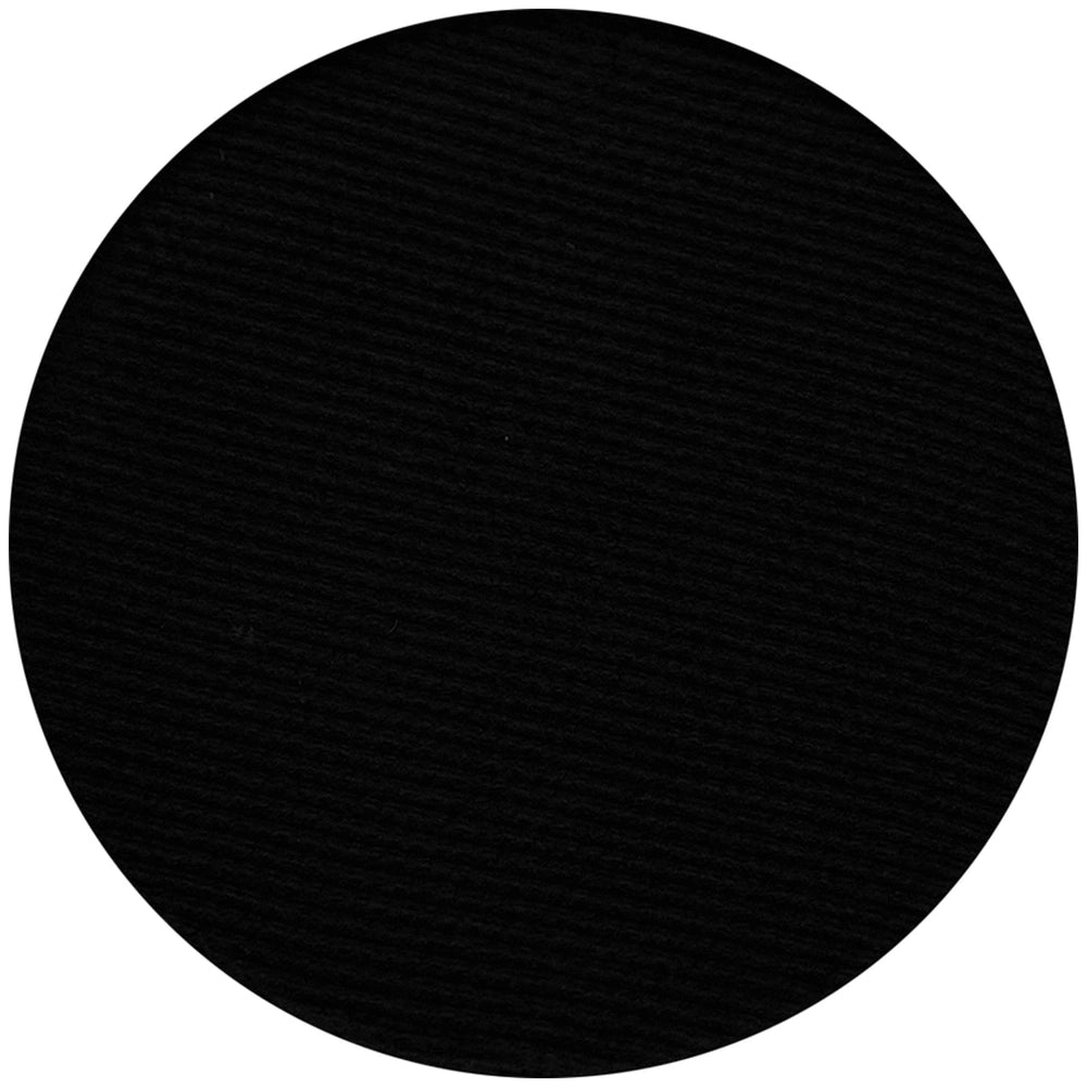 EULENSPIEGEL Profi-Aqua-Make-up is a circular, dark matte fabric object centered in the frame.