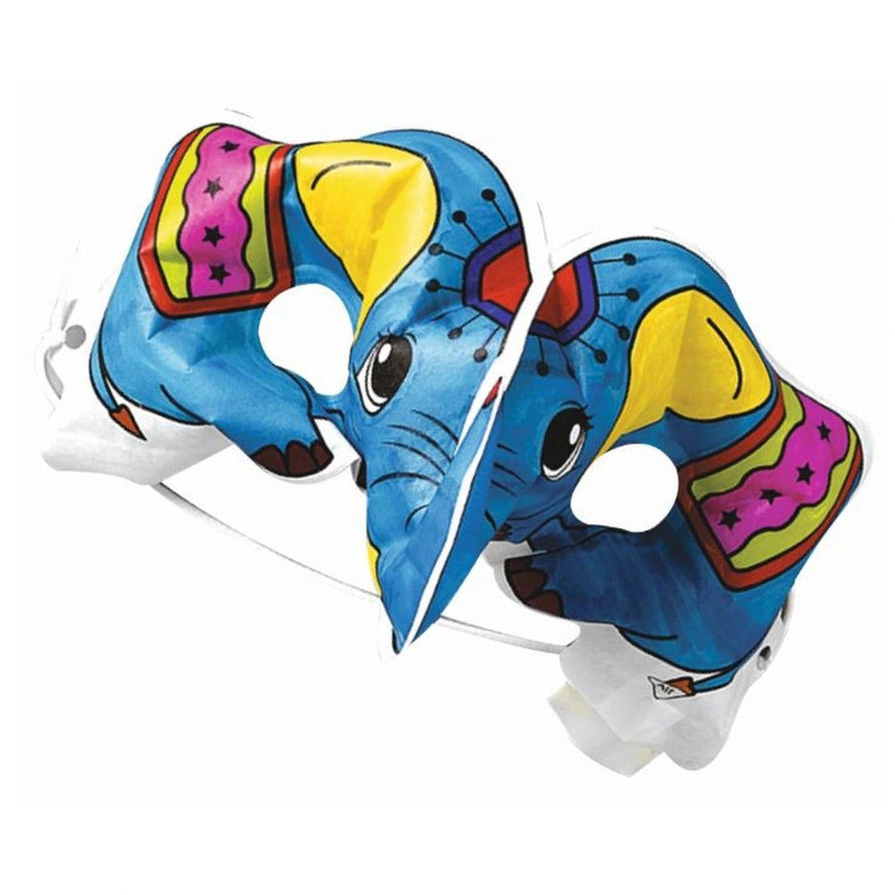 Feuchtmann Creame Mask Set features colorful glossy fabric with vibrant pink, yellow, and blue designs for arts and crafts.