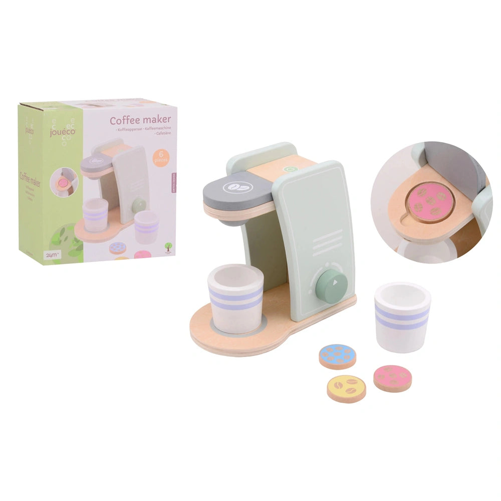 Johntoy - Holzkaffeemaschine - Rollenspiele & Berufsspiele