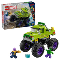 Lego - Marvel Superhelden - Der Hulk Truck gegen Thanos - Konstruktionsspielzeug