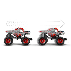 Lego - Technic - Monster Jam ThunderROARus Pull-Back - Construction Set Toys