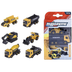 Majorette - Volvo Construction 3-teiliges Set Spielzeugfahrzeuge - Spielzeugfahrzeuge