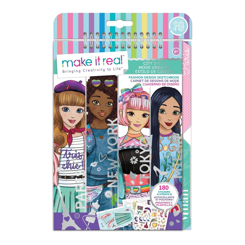Make It Real - Fashion Design Sketchbook City Style - Arts & Crafts