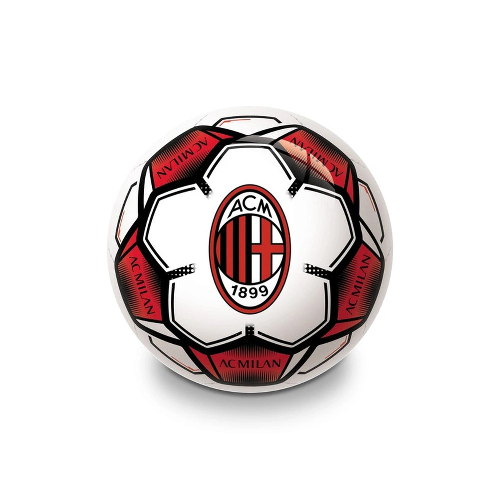 Mondo AC Milan Bio Ball features a matte red and black design with glossy white panels, displaying the AC Milan logo and "189