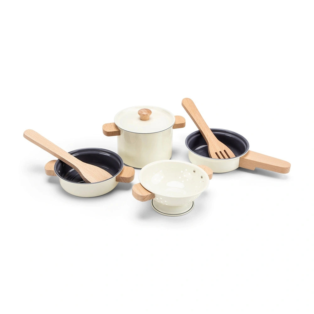 New Classic Toys - Metall-Pfannen-Set - Rollenspiele für Berufe